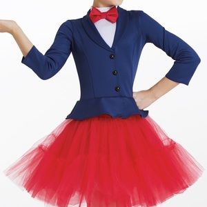 Costume, Weissman Showtime 12350, red/navy, size LC, excellent condition